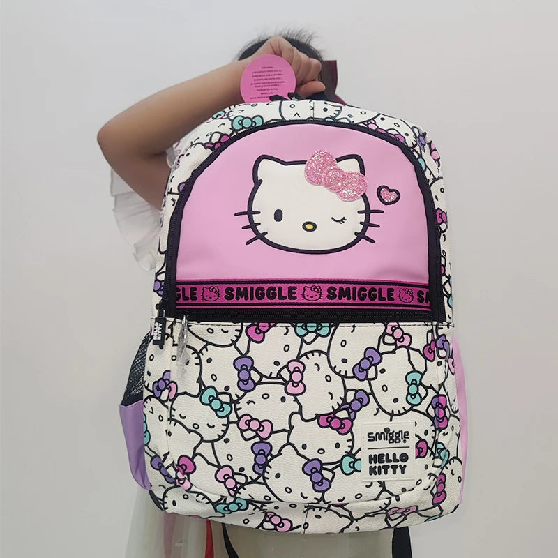 Genuine Australia Smiggle Backpack Hello Kitty School Bag Lunch Bag Water Bottle Student Gift Need To Purchase Individually