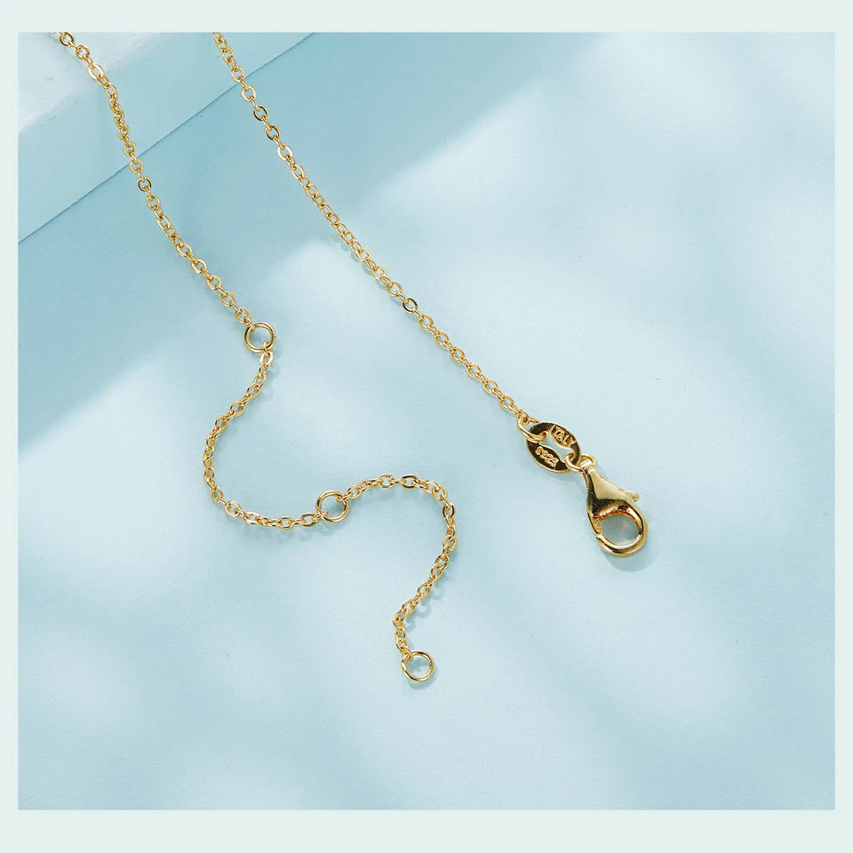 BAMOER 925 Sterling Silver Tree of Life Necklace for Women, 14K Gold Plated Lucky Tree Pendant Necklaces Jewelry for Girlfriend