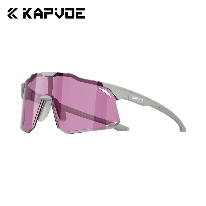 KAPVOE New Outdoor Cycling Sunglasses Men Women Mountain Bicycle Sports Eyewear MTB Bike Cycling Glasses UV400 Running Goggles