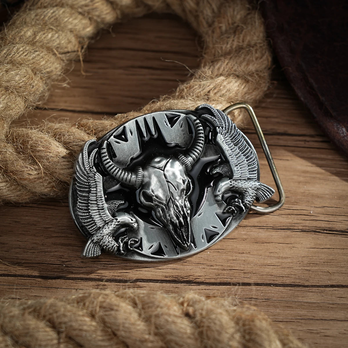 Western Belt Buckle Initial Vintage-Cowboy Rodeo Silver Large Belt Buckle for Men Women