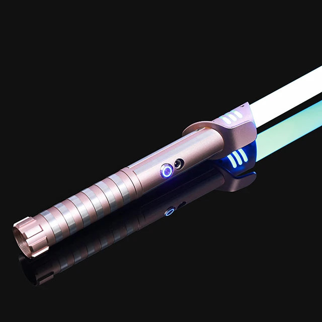 سيف ضوئي معدني RGB، مبارزة، تأرجح سلس، سيف ليزر، Sabre De Luz، 16 لونًا متغيرًا، 16 صوتًا، سلاح FOC Rave، لعبة وامضة