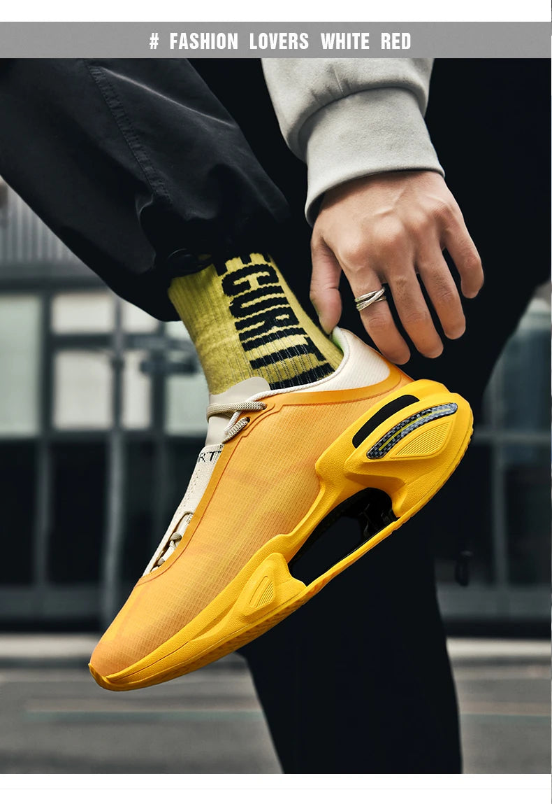 UrbanFlex™ Breathable Height-Lift Sneakers – Men's Casual Athletic Trainers