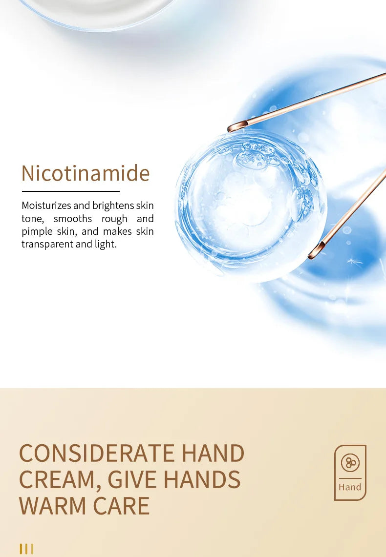 5Pcs/set SADOER Fruit Plant Fragrance Hand Cream Sets Moisturizing Repair Anti Dry Hand Lotion Sets Hands Skin Care Products
