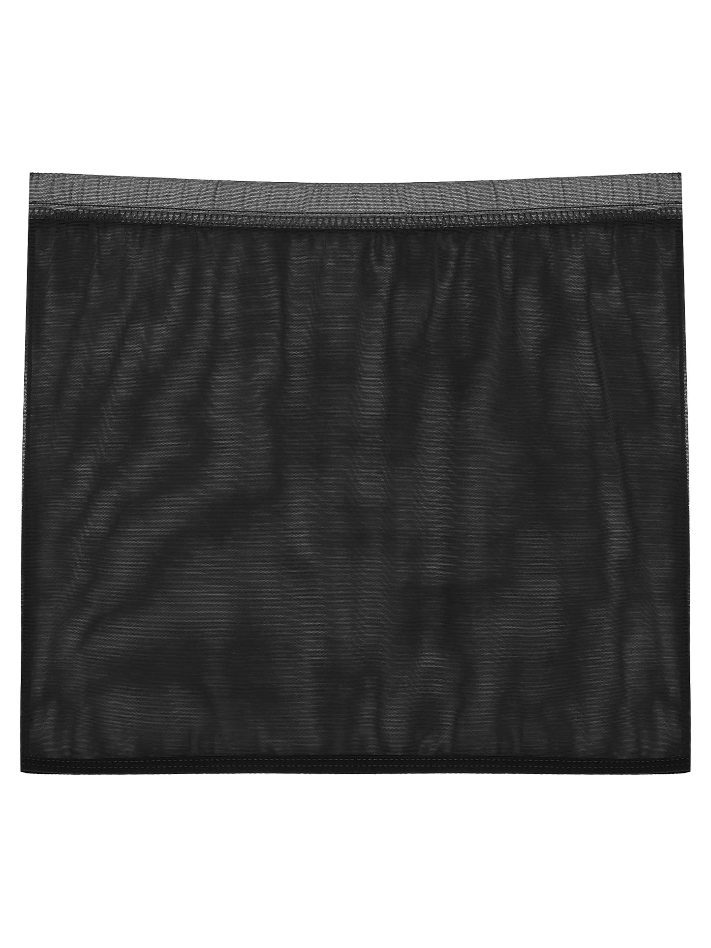 Women Sexy Night Club Pencil Skirts Solid Low Rise Stretchy Transparent Temptation Mini Micro Skirt Tight Package Hip Underskirt