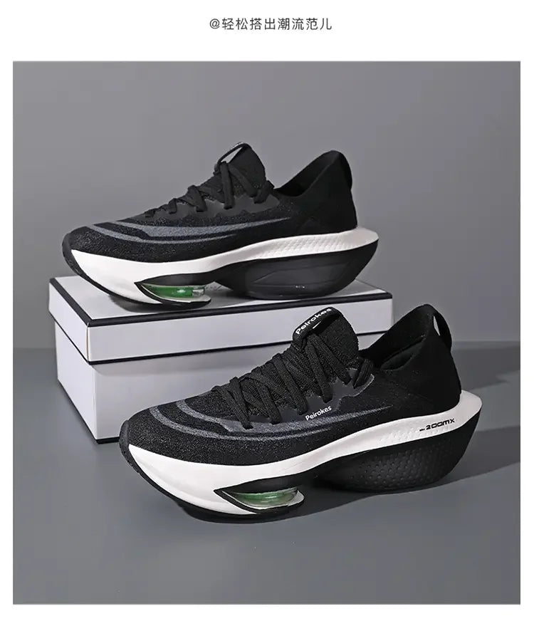 Fashion trend hollow breathable sports shoes comfortable wear-resistant couple running shoes lightweight sports shoes