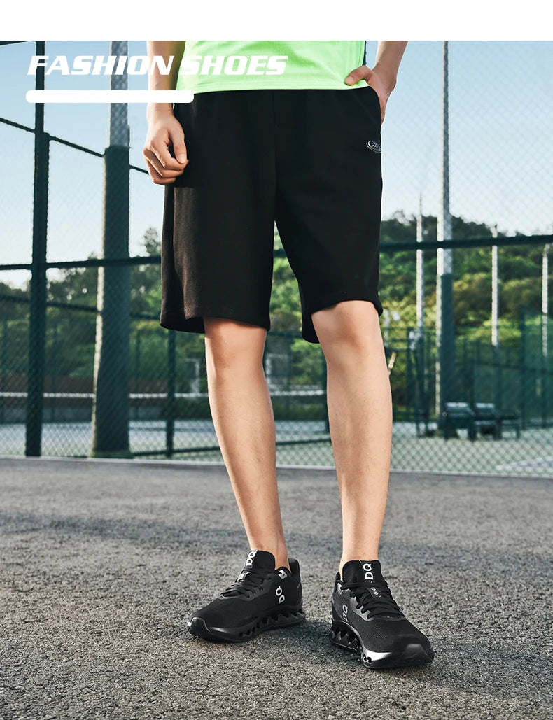 Men's Cushioned Running Shoes Energy Return Breathable Knit Arch Support Shock Absorption Marathon Women Casual Sneakers
