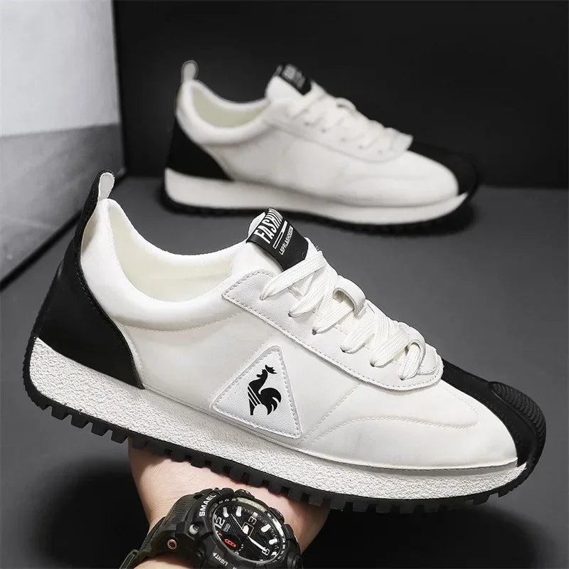 Official-website 2025 Men's Casual Sneakers Summer Comfortable Breathable Lace-up Running Shoes Men's Outdoor Soft-soled Shoes
