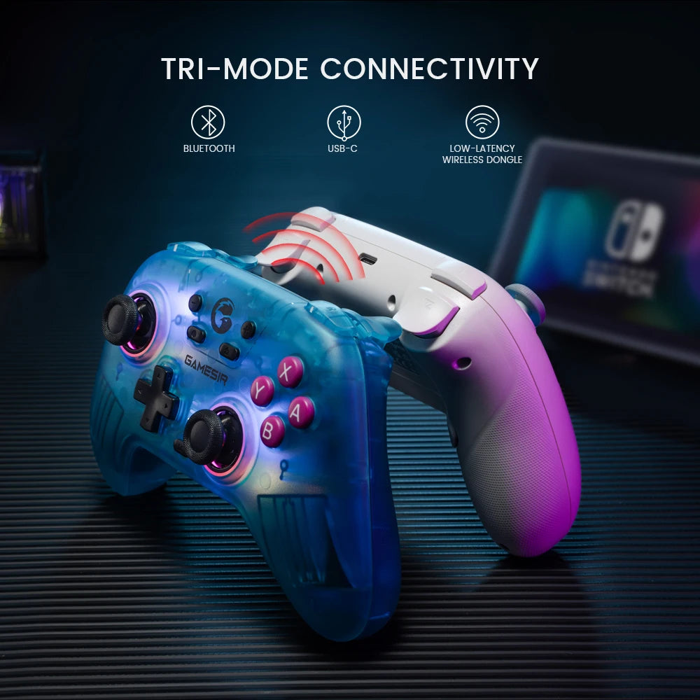 Gamesir Switch 2 Controller Nova PC Gamepads For Nintendo Switch 2/1 Steam Android IOS Gamer Hall Effective Sticks HD Rumble