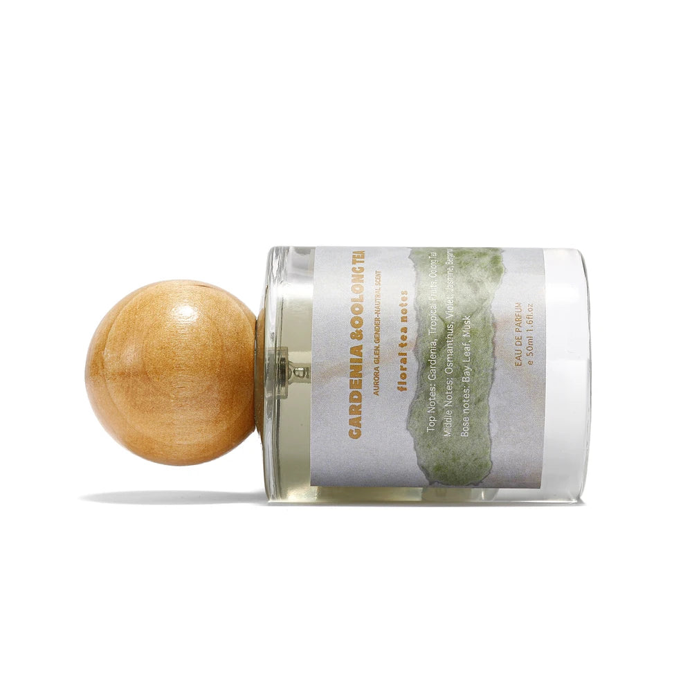 Gardenia Oolong Perfume Tea Eau de Toilette Floral Tea Scent with Jasmine Bergamot Musk Unisex Perfume 50ML for Women Men