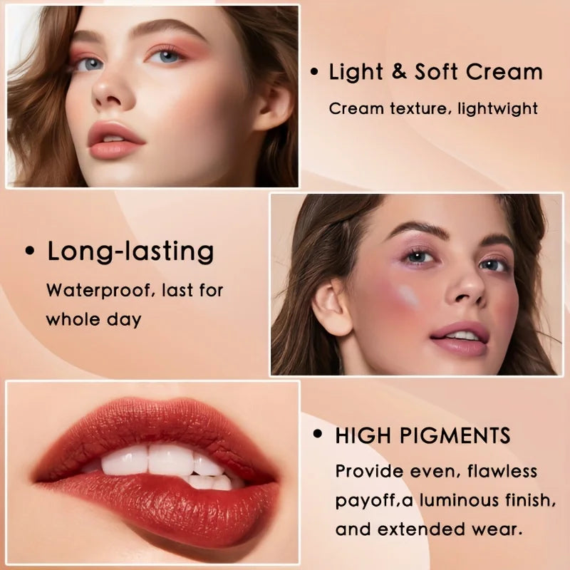 12 Color Lip Gloss Palette Makeup Moisturizing Lipstick Palette, Makeup And Cosmetic For Women Valentine's Day Gifts