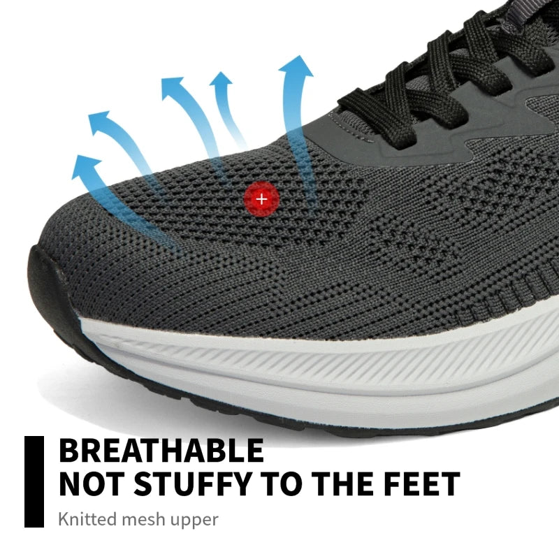Baasploa Men Running Shoes 2025 Fashion Outdoor Lightweight Non-slip Sneakers Male Mesh Breathable Sports Shoes Wear Resistant