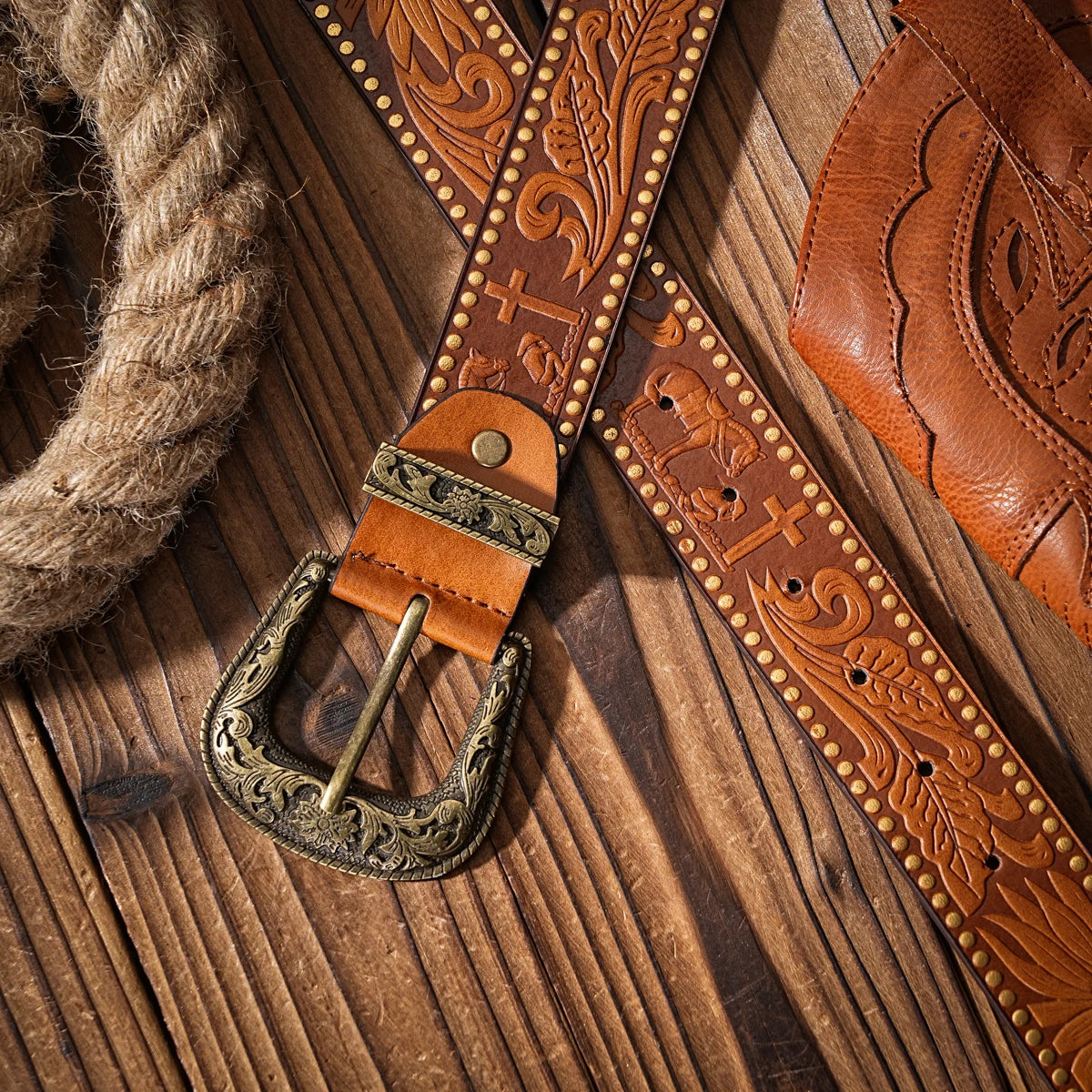Casual, individual and retro belts, Western-style clothing accessories, metal buckles, PU belts, suitable for both men and women