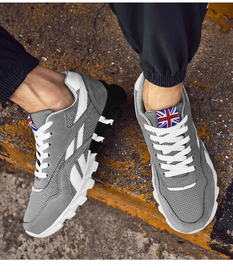 2025 new men's and women's running shoes breathable casual sneakers anti-slip vibration comfortable walking shoes 36-48