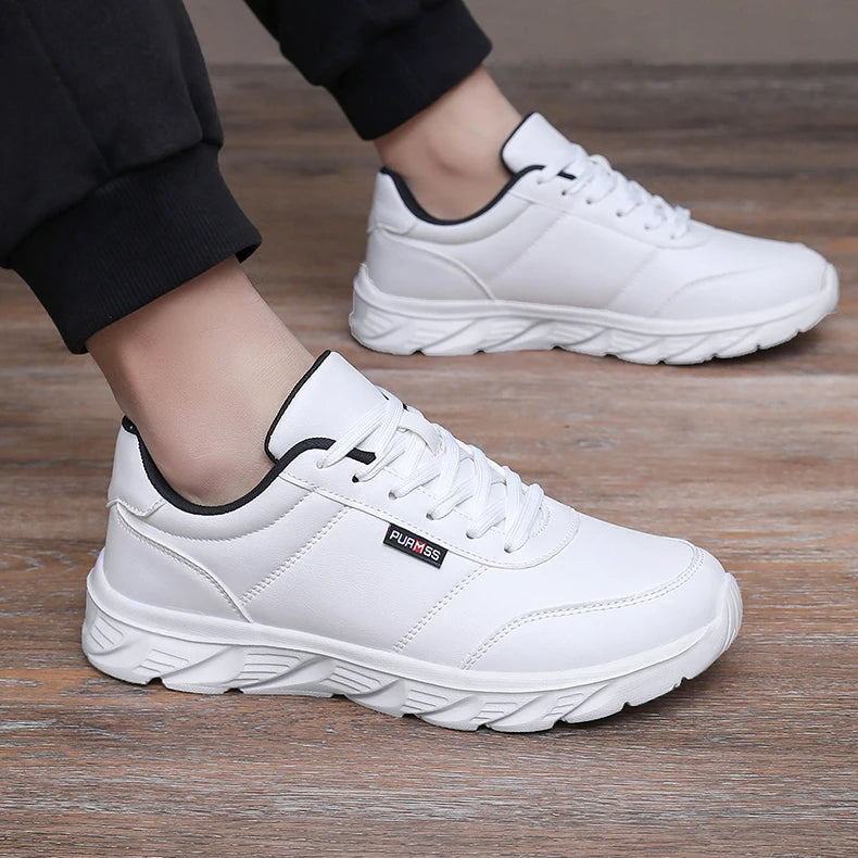 Men Sneakers Soft Sports Running Shoes New Casual Shoes for Men Solid Black White Walking Footwear Fitness jogging Men Shoes