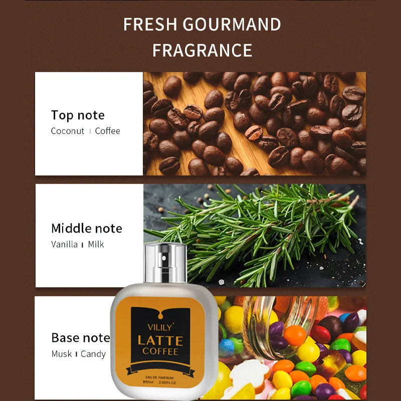 Woody Men's Perfume Fresh Natural Lasting Brand Charm Vitality Confidence Chocolate Coffee Coconut Irresistible Brand Perfume