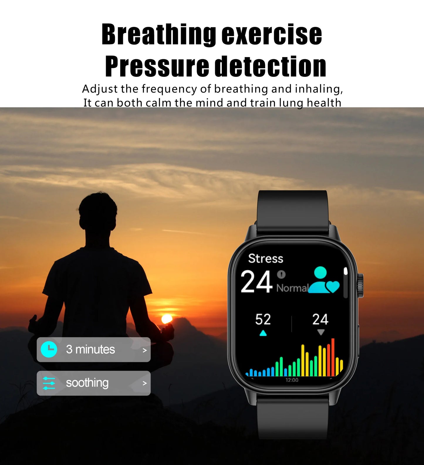 LIGE NEW GPS Smart Watch Men Compass Sports Fitness Bluetooth Call IP68 Waterproof Men Women Smartwatch For Xiaomi HUAWEI iPhone