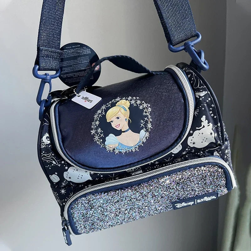 Genuine Australia Smiggle Backpack Deep Blue Cinderella Series School Bag Anime Backpack Student Gift Separate Purchases