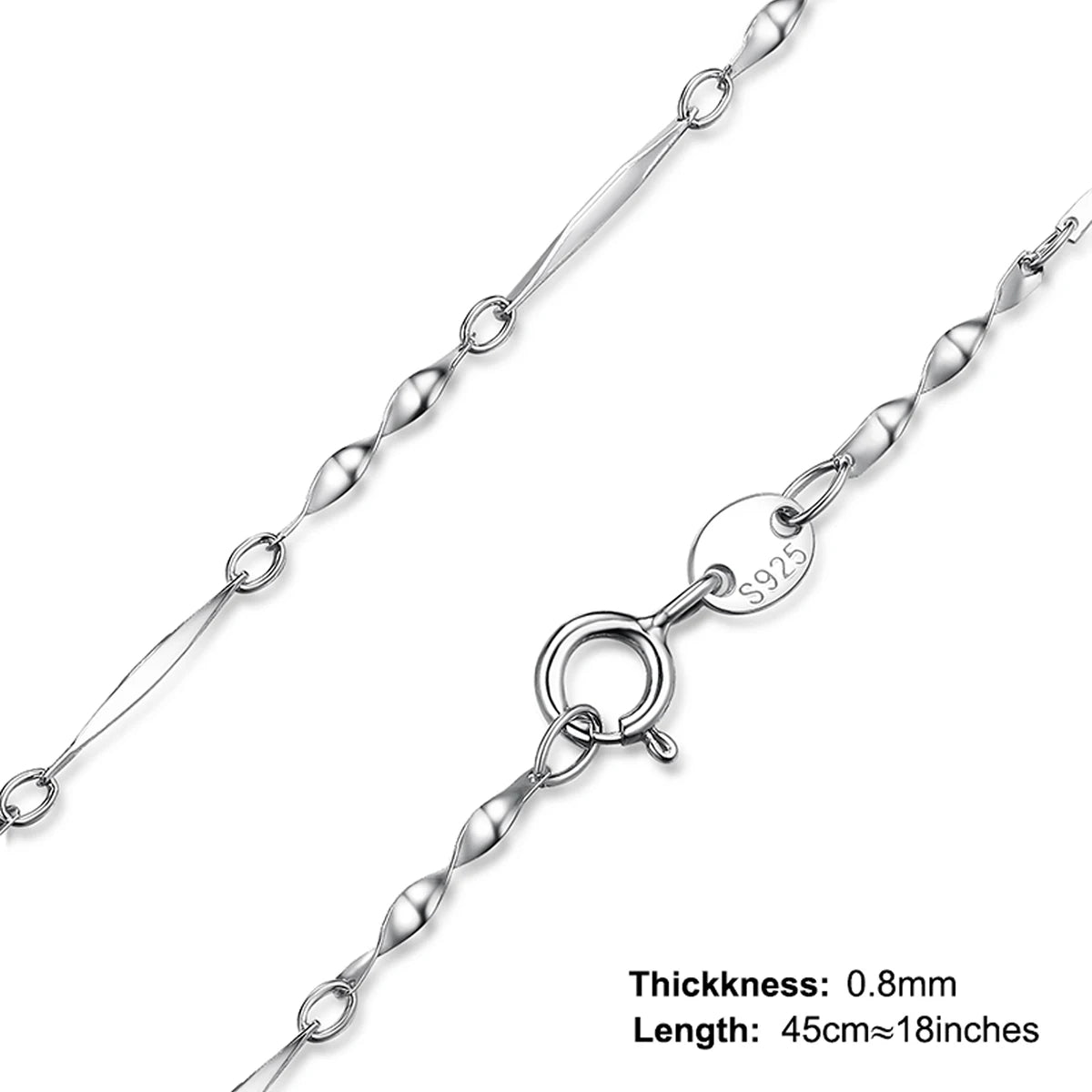 GRA 18K Gold Minimalist Box Snake Chain Necklace for Women Gift 40cm 45cm Choker Real 925 Sterling Silver Fashion Fine Jewelry