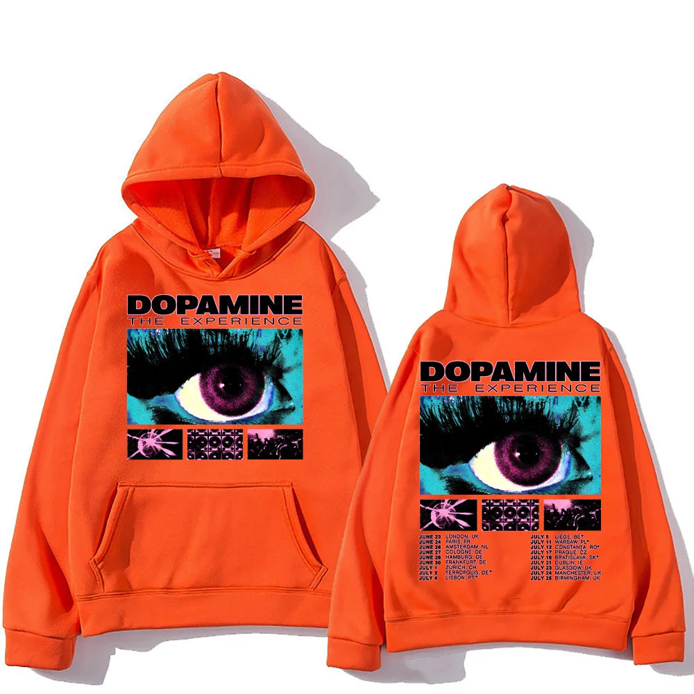 Rapper Lil Tecca New Hoodie Rapper Lil Tecca Dopamne The Experience Tour Pullover Women/Men Hip Hop Fashion Oversized Streetwear