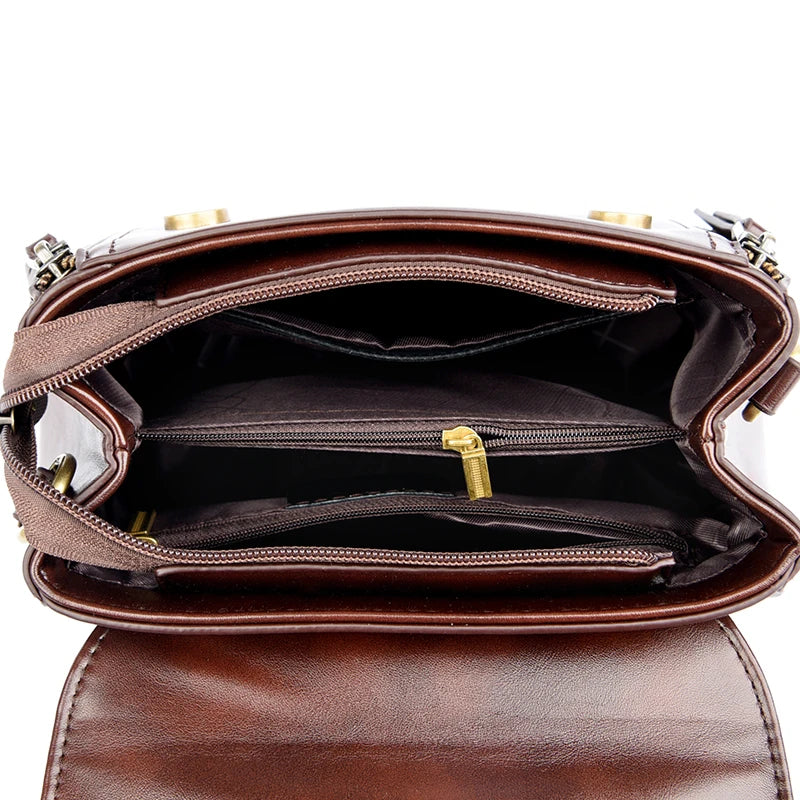High Quality Soft Leather Tote Bag Fashion New Solid Ladies Purses and Handbags Large Capacity Shoulder Croosbody Bag for Women