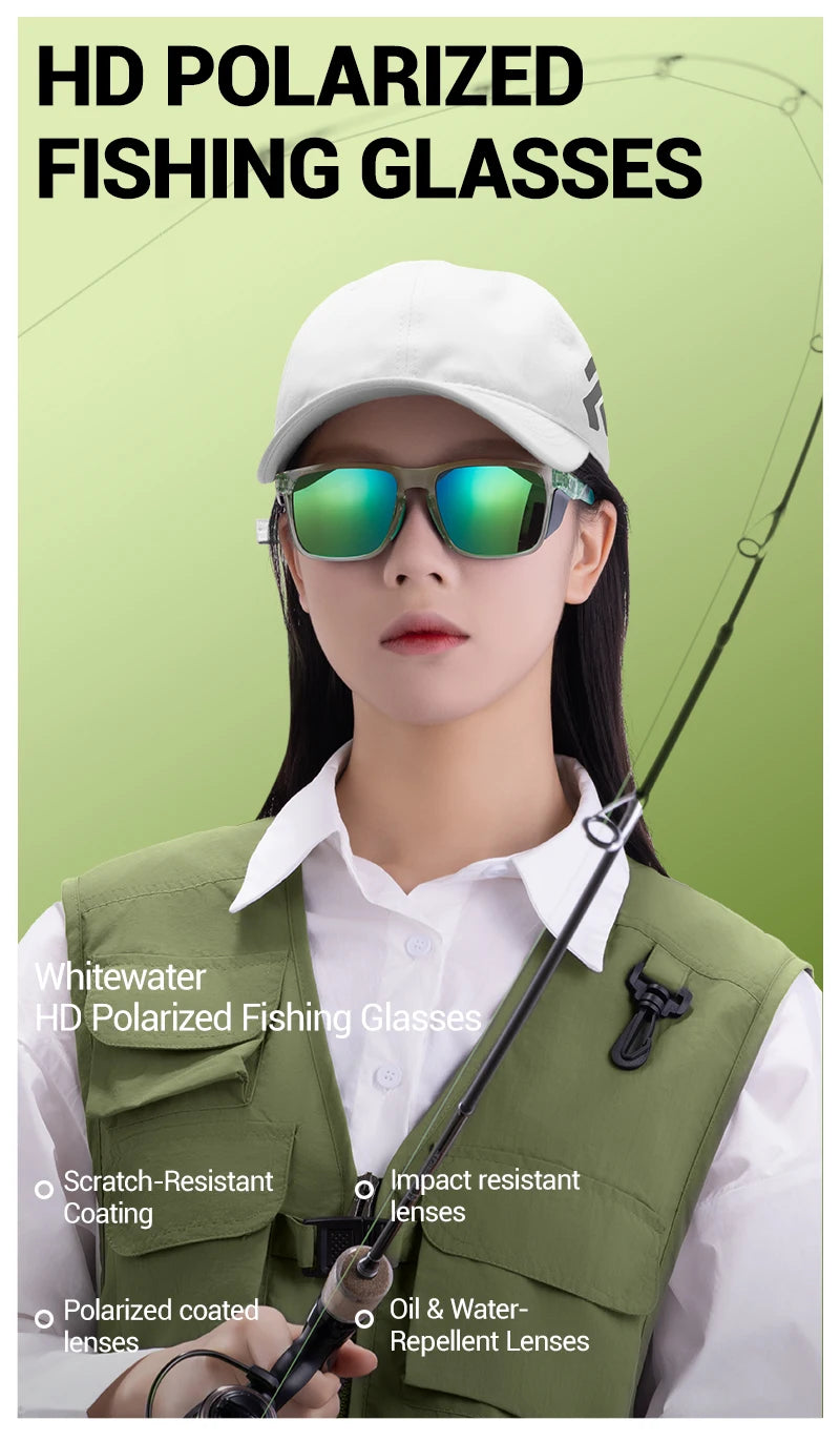 Kapvoe Polarized Outdoor Fishing Sunglasses Men Women MTB Road Bicycle Cycling Glasses Sports Camping Bike UV400 Fishing Goggles