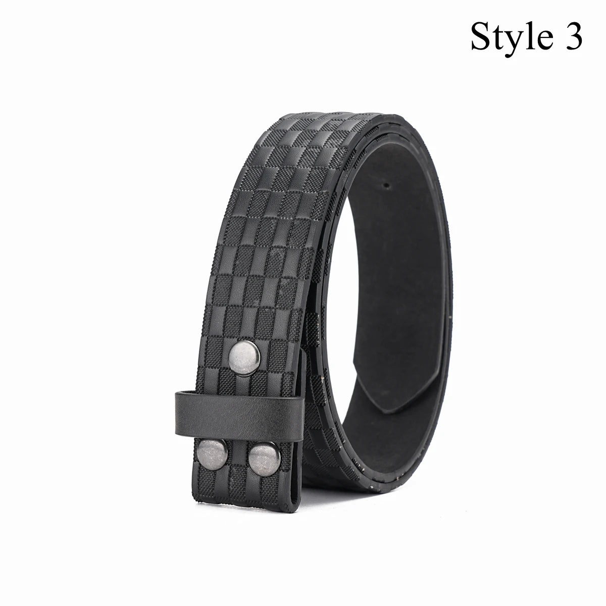 A Multi-color Pattern Pu Belt (Without Buckle) Can Be Changed Buckle for Men and Women