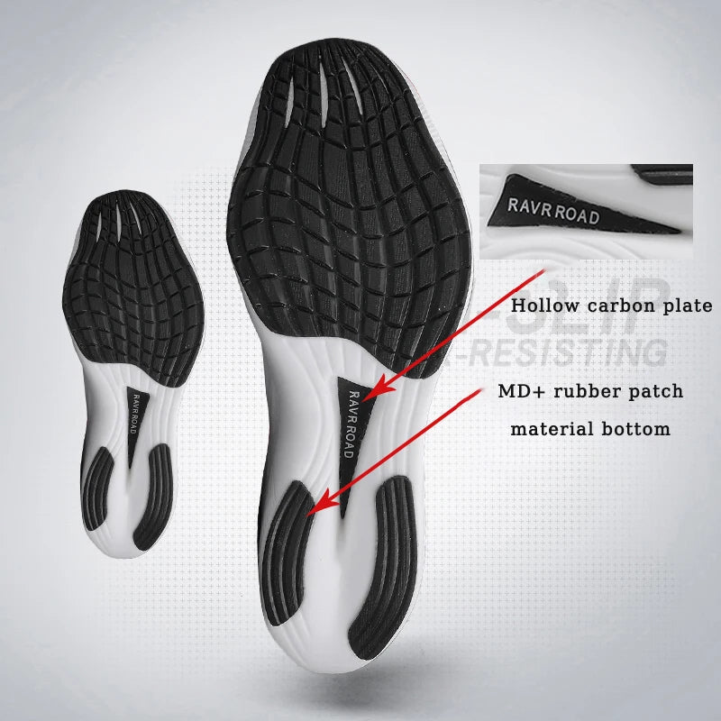 Running Shoes Men High Quality Full Palm Carbon Plate Cushion Professional Training Shoes Lightweight Wear-Resistant Sneakers