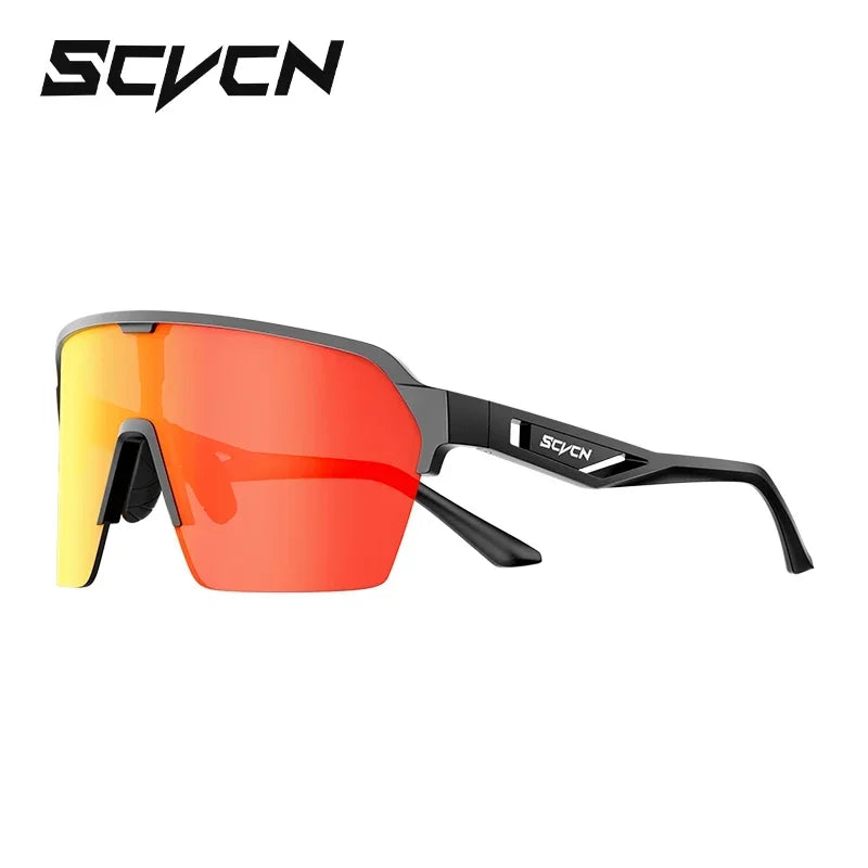SCVCN New Outdoor Sunglasses Men Road Driving Bike Cycling Glasses Sports Hiking Running Women Bicycle Cycling UV400 Goggles