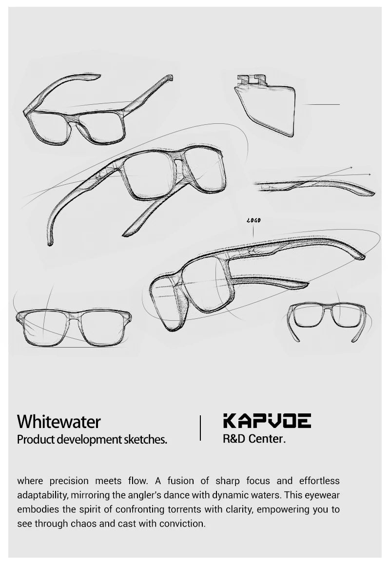 Kapvoe Polarized Outdoor Fishing Sunglasses Men Women MTB Road Bicycle Cycling Glasses Sports Camping Bike UV400 Fishing Goggles