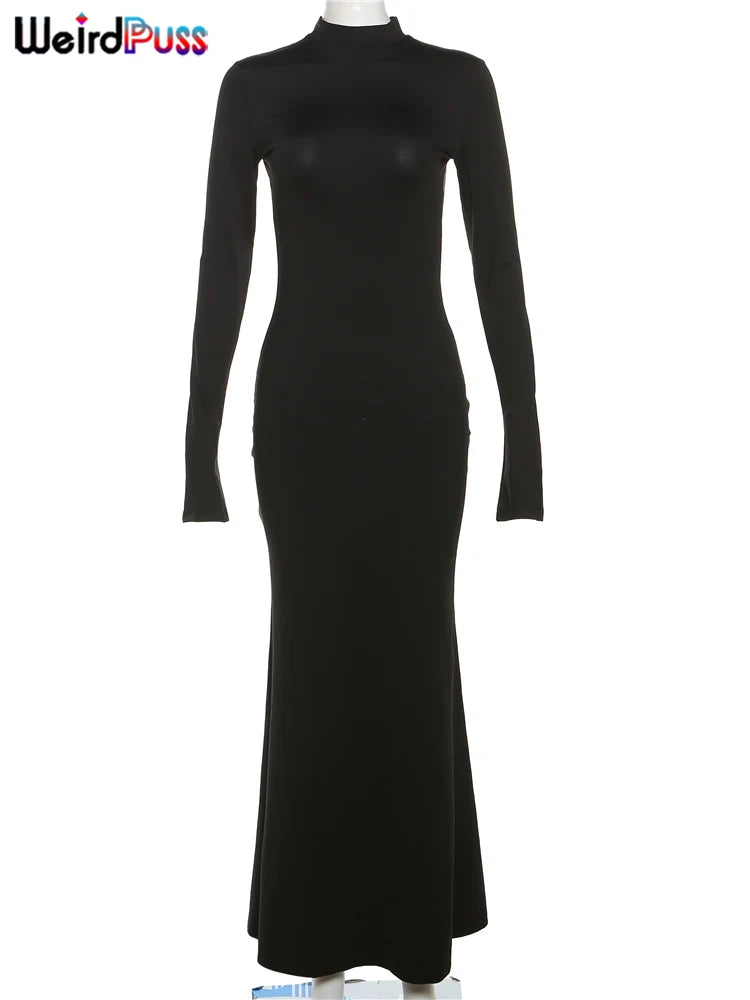Backless Slim Bodycon Mermaid Dress – Stretchy Party & Event Gown