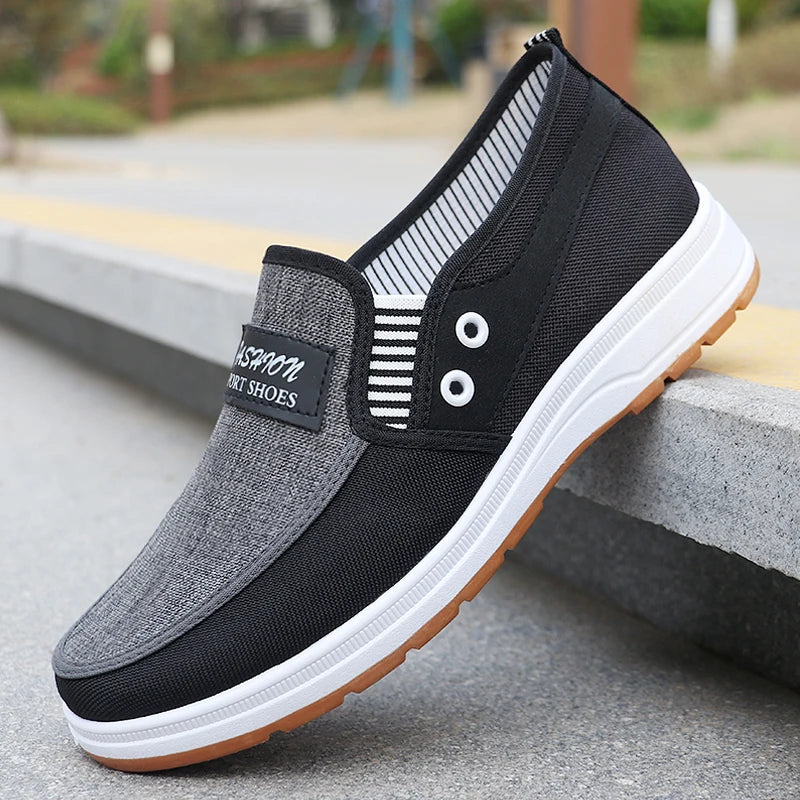 Men's Fashionable Solid Knitted Running Shoes - Lightweight, Breathable and Non-Slip - Perfect Sports Shoes for Outdoor Adventur
