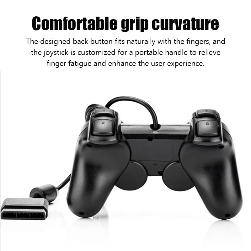 Wired Gamepad for Sony PS2 Controller for Mando PS2/PS2 Joystick for Playstation 2 Vibration Shock Joypad Wired USB PC Controle