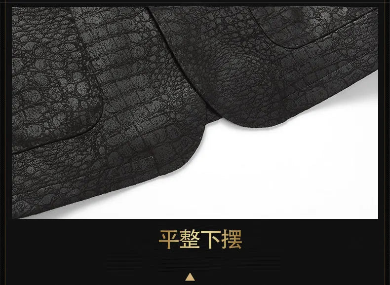 Spring Autumn New Suit Men Clothing Leather Jacket Male Leather Clothes PU Leather Coat Men's Suit Chaqueta Hombre FCY