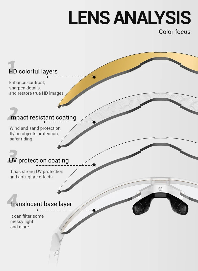 SCVCN New Outdoor Sunglasses Men Road Driving Bike Cycling Glasses Sports Hiking Running Women Bicycle Cycling UV400 Goggles