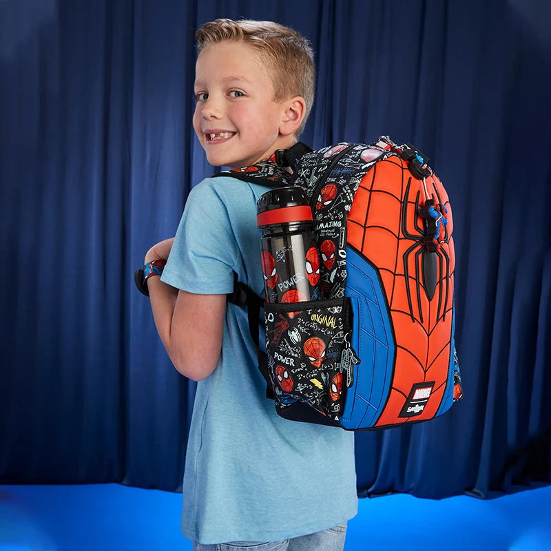 Smiggle Marvel Spider-man Children Stationery Student School Bag Lunch Bag Lunch Box Wallet Pencil Box Water Cup Student Gift
