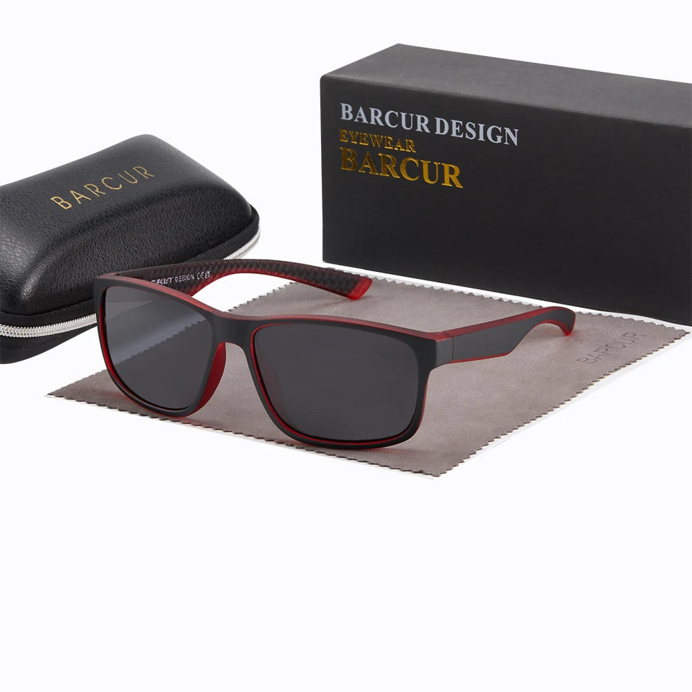 BARCUR Women Polarized Sunglasses PC Ultra lightweight Frame Multicolor Mirror Motion glasses Men Women Fashionable Sun Glasses