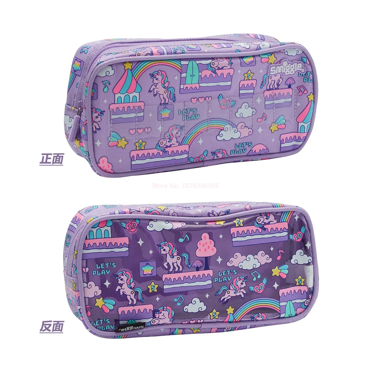 Genuine Australia Smiggle Backpack Student School Bag Pen Case Lunch Bag Double Shoulder Backpack Gift Separate Purchases