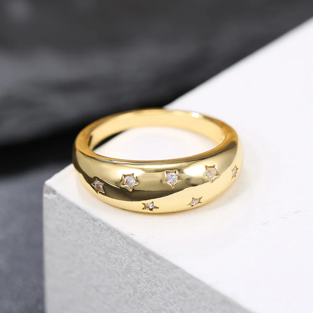 Lnngy 925 Sterling Silver Engagement Rings Fashion Dazzling Oval Zircon Solitaire Ring 14K Gold Plated Jewelry Gifts For Women
