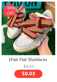 11Color Printing Snow Yarn Lace 2.5CM Width 80CM/100CM/120CM Length ultra-thin transparent lace Sneaker Sport Shoes Lace