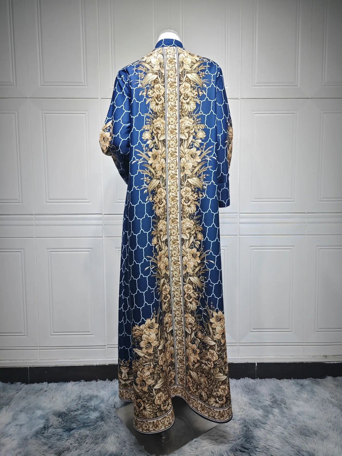 Muslim Dress Women Abaya for Eid Diamond Party Dresses Arab Long Robe Print Abayas Dubai Morocco Kaftan Islam Jalabiya Vestidos