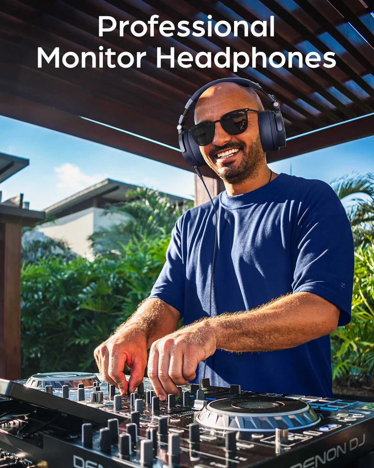 Oneodio Monitor 60 Wired Headphones Professional Studio Headphones Stereo Over Ear Headset With Hi-Res Audio Microphone For DJ