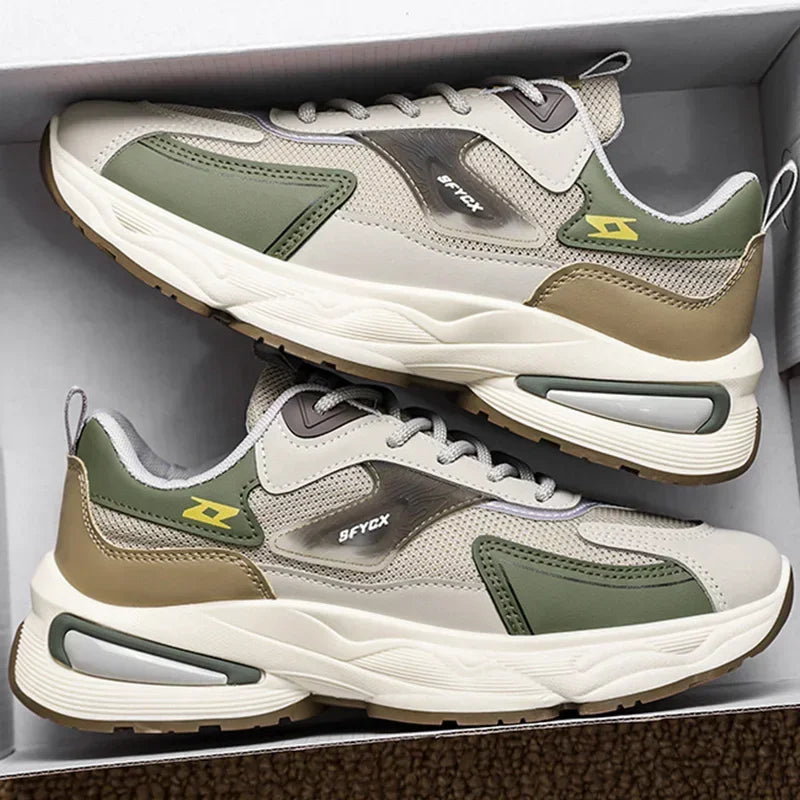 2025Men Walking Shoes Flat Outdoor Jogging Mesh Sports Breathable Wear-resistant Comfortale Casual Tennis Shoes for Men