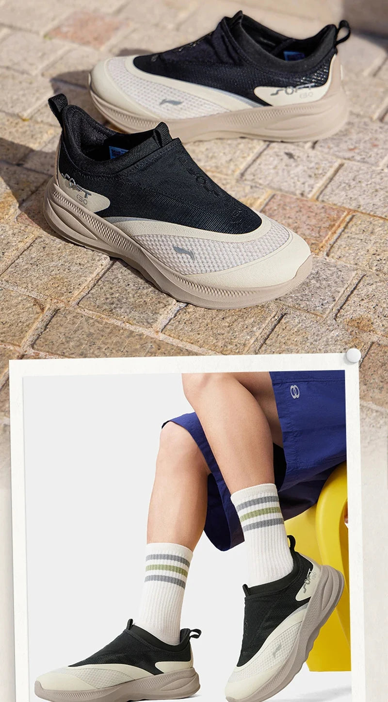 SOFT GO 2 Walking Shoes – COMFOAM Slip-On, Soft Thick Heel, Comfortable Casual Sneakers