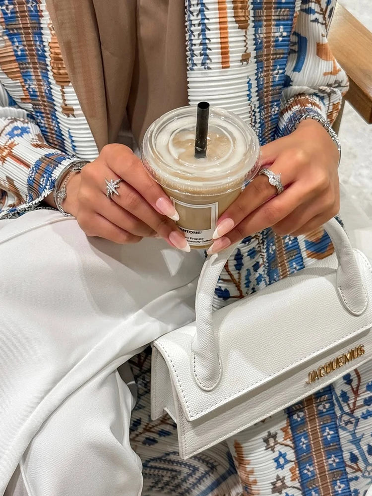 Arabic Clothes Woman Luxury Casual Hijab Cardigan Full Length Long Sleeve Coat Women Muslim Pleated Dubai Open Abaya Eid Evening