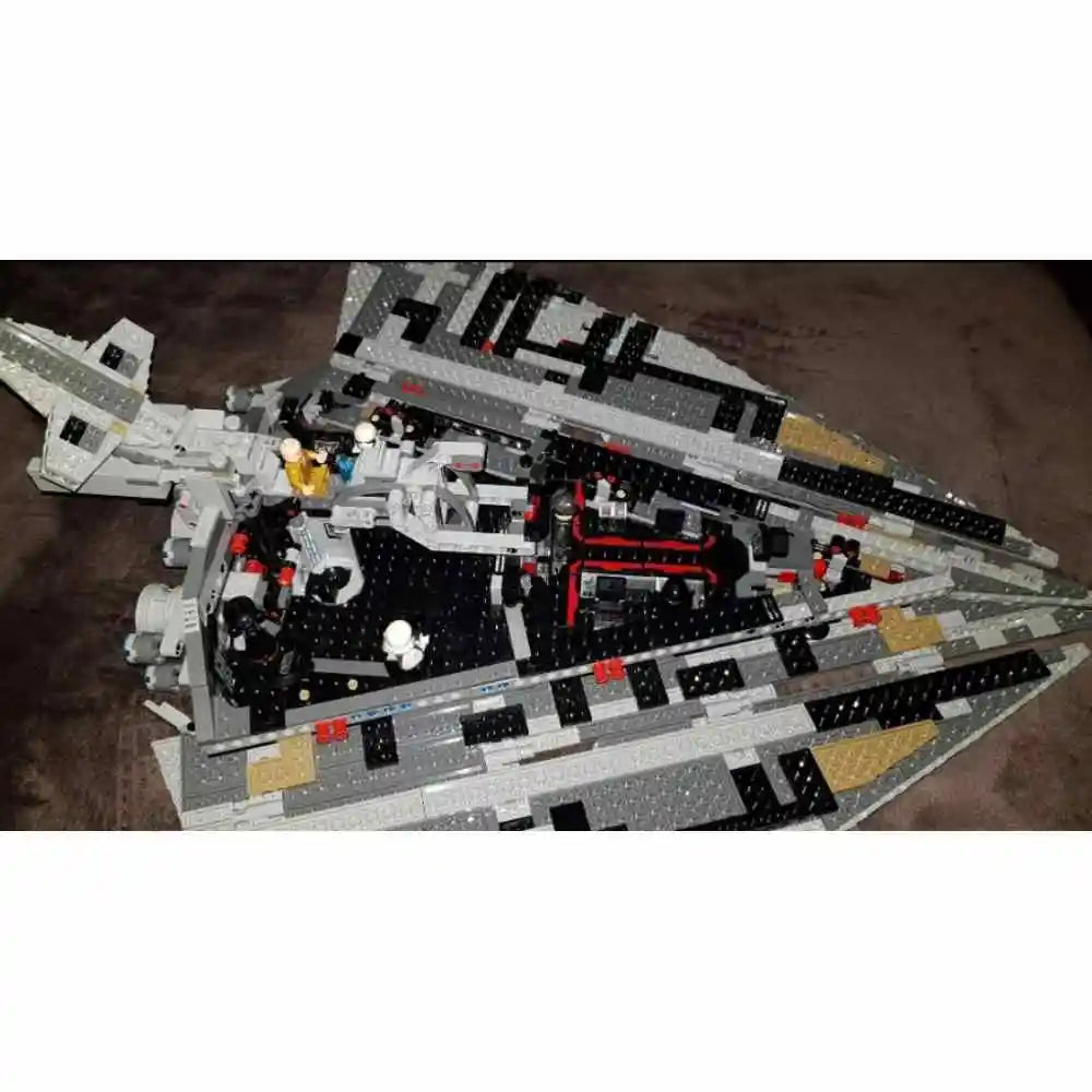 مجموعة مكعبات بناء سفينة الفضاء المقاتلة الجديدة المتوافقة مع 75190 من Starship Fighter Spaceship، لعبة DIY، هدايا عيد ميلاد للأطفال