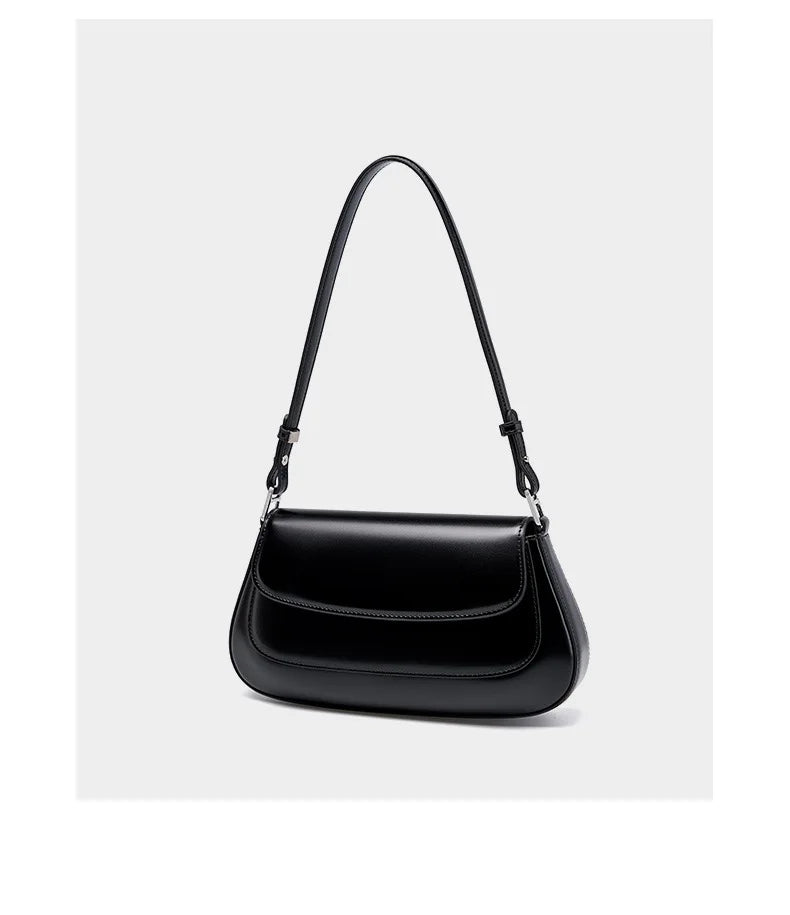 YANATARI underarm cowhide Genuine leather handbags women vintage shoulder bag female luxury bags womens high quality 2025