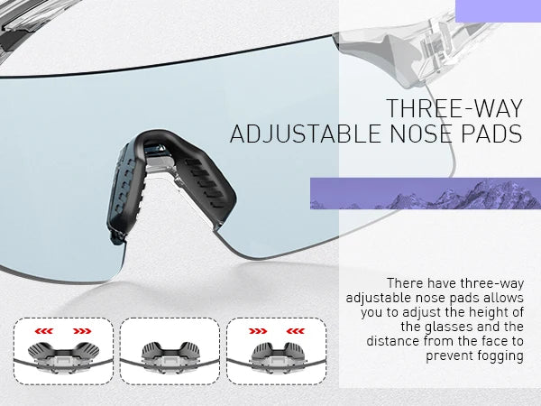 SCVCN Photochromic Sunglasses Outdoor Sports Bike Cycling Glasses Man MTB Climbing Glasses Eyewear Women Driving Bicycle Goggles