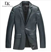 Brand leather jackets formen Genuine Sheepskin coats Crocodile pattern Dusen Klein Fashion leather men coat and jacket J1718