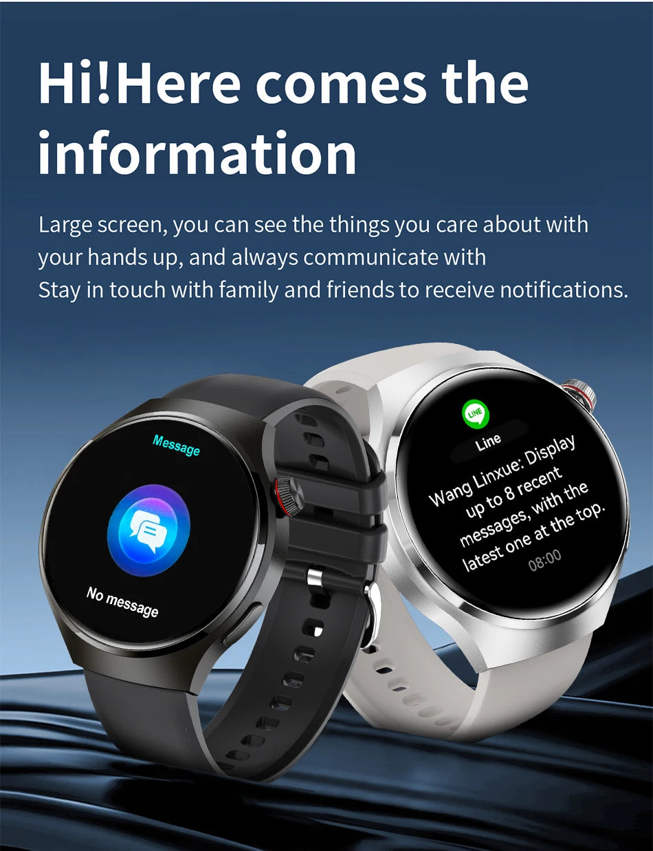 LIGE New Smart Watch Men 1.52 inch Full touch Screen Bluetooth Call Heart Rate Waterproof Men SmartWatch For GPS Sport Tracker