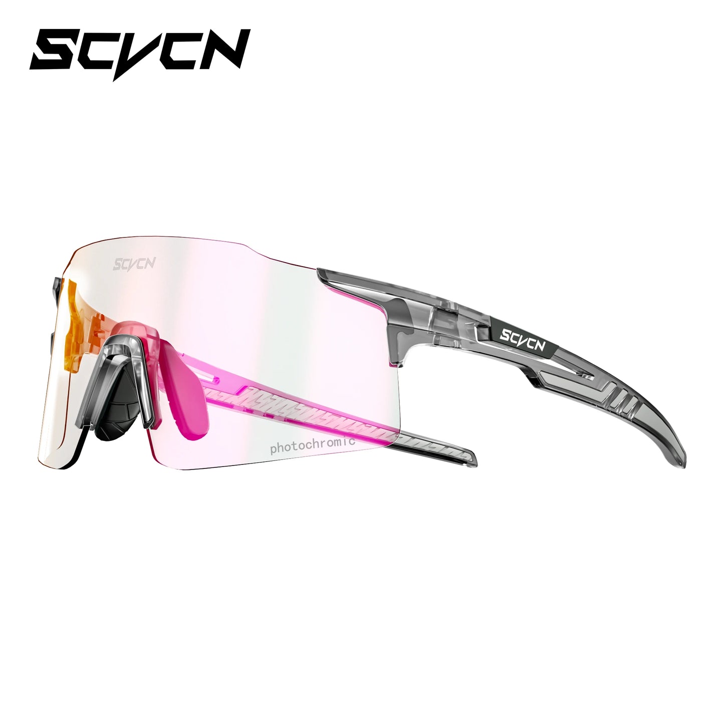 SCVCN New Photochromic Bike Driving Cycling Eyewear Outdoor Road Sunglasses Men Women Sports Glasses MTB UV400 Riding Goggles